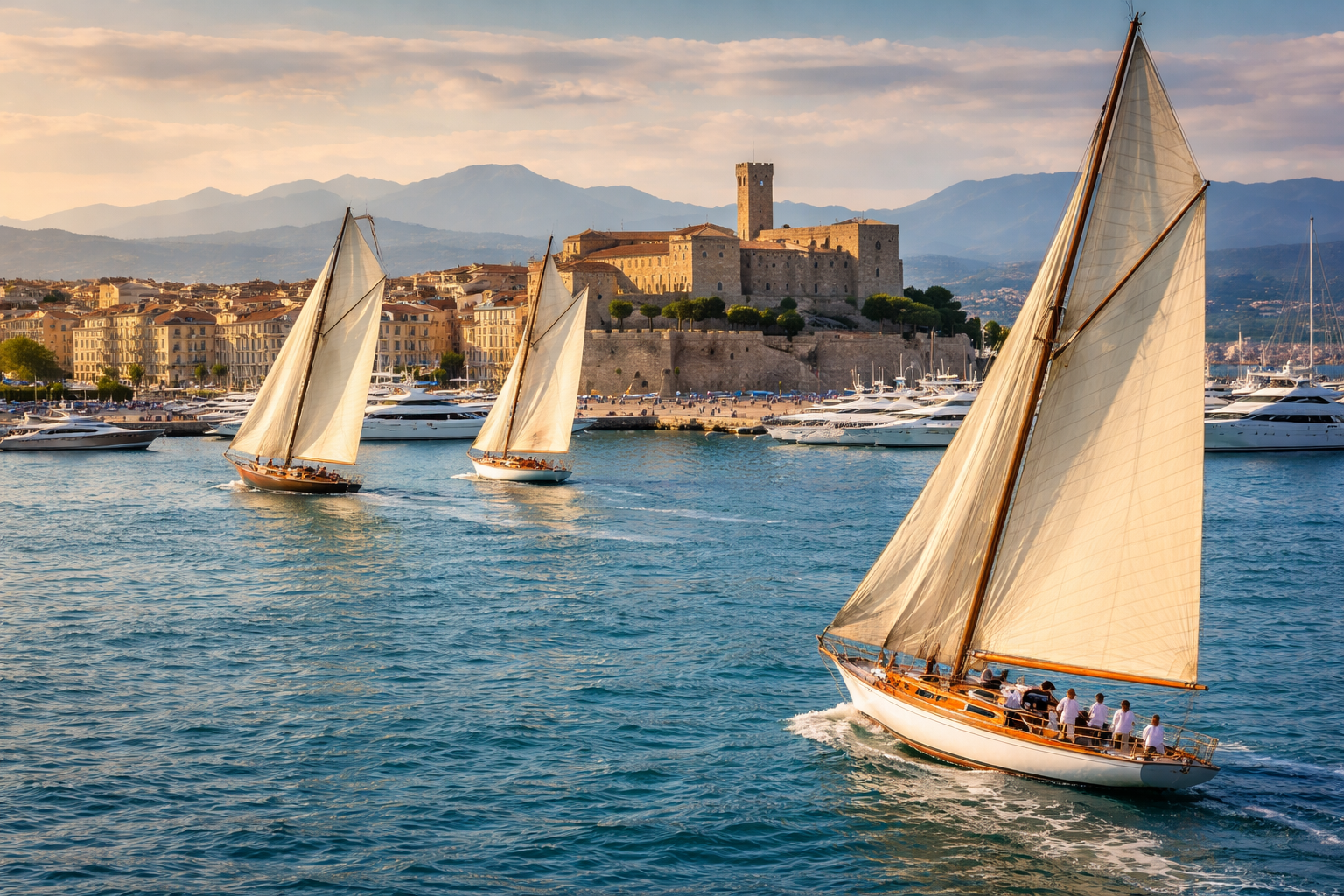 voiliers classiques Voiles d’Antibes 2026 Port Vauban